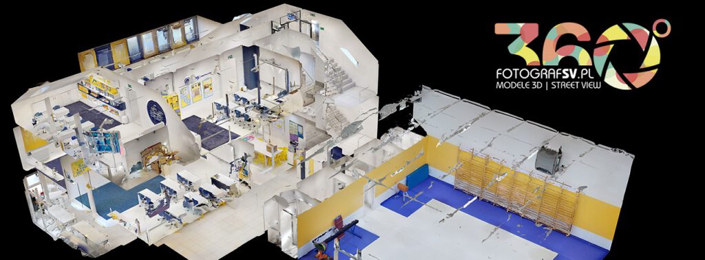 model wnętrza 3d - spacer google